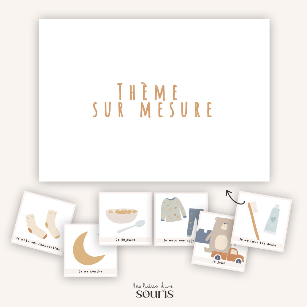 ★ Routine journalière / Matin & Soir - Thème sur mesure