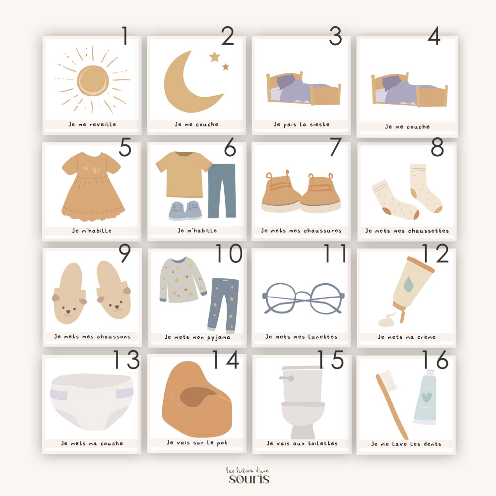 ★ Routine journalière / Matin & Soir - Stitch & Angel