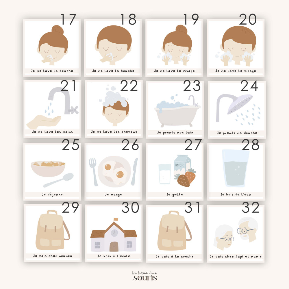 ★ Routine journalière / Matin & Soir - Stitch & Angel