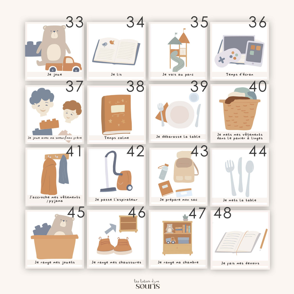 ★ Routine journalière / Matin & Soir - Stitch & Angel