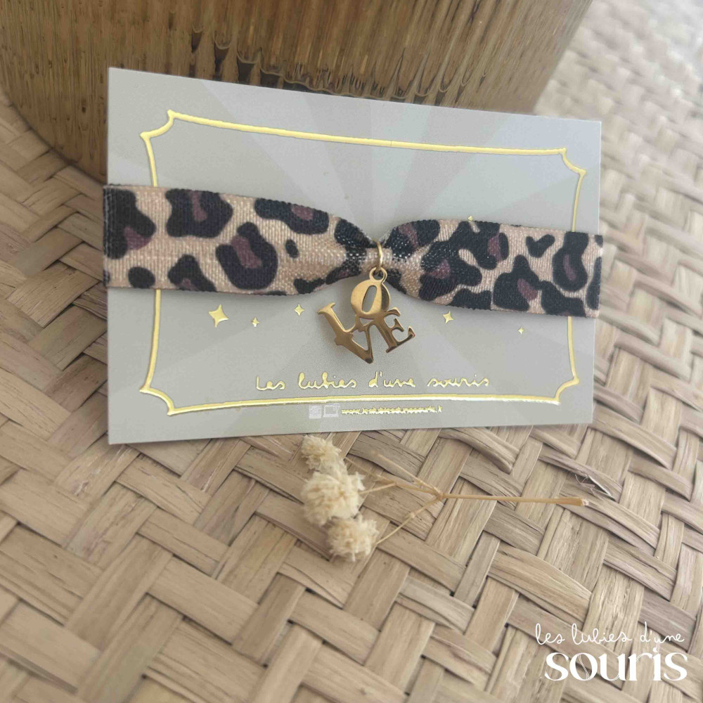 ★ Bracelet Léopard / Charms au choix ( Edition limitée)