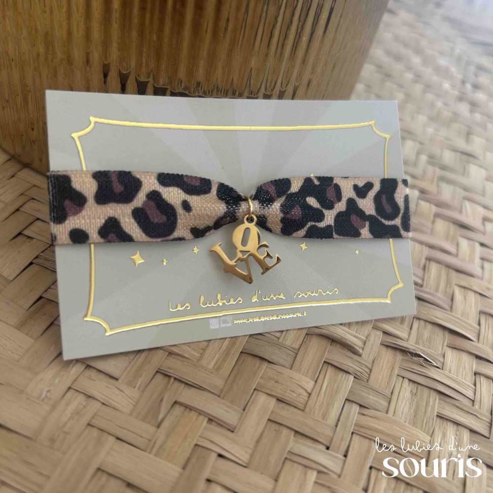 ★ Bracelet Léopard / Charms au choix ( Edition limitée)